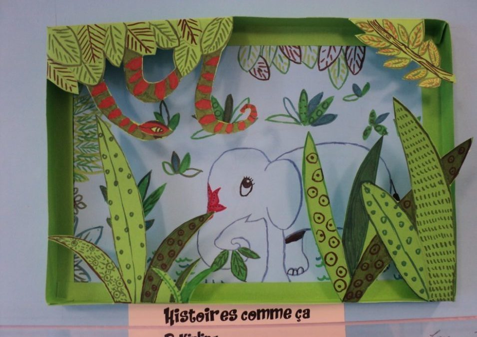 Contes de papier – exposition au CDI