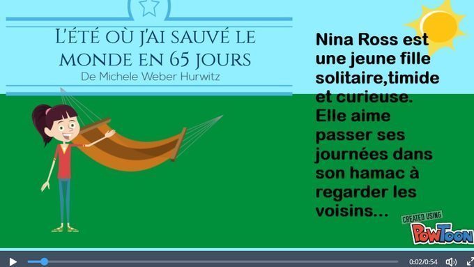 Présentations de livres animées